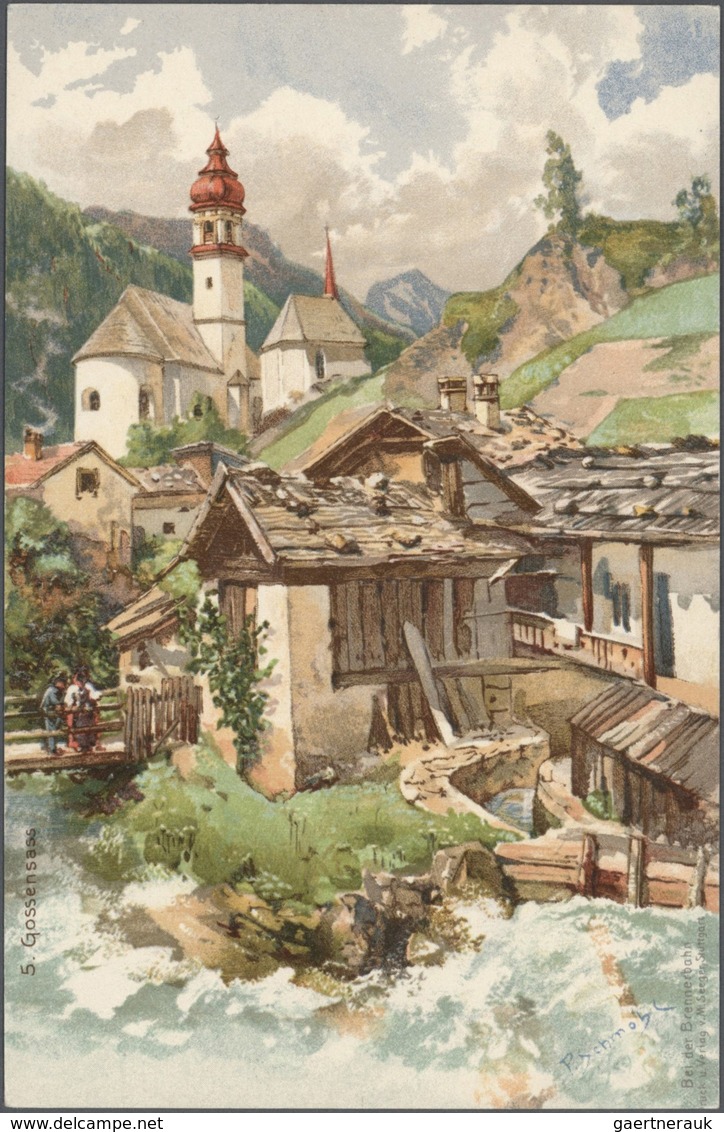Ansichtskarten: Italien - 1898/1935, Südtirol / Alto Adige. Feinst nach Orten und Tälern sortierter