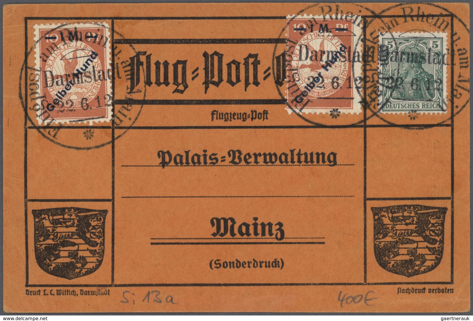 Ansichtskarten: Zeppelinpost Deutschland - 1912/1930, Europa, Sammlung von knapp 100 Belegen mit Fel