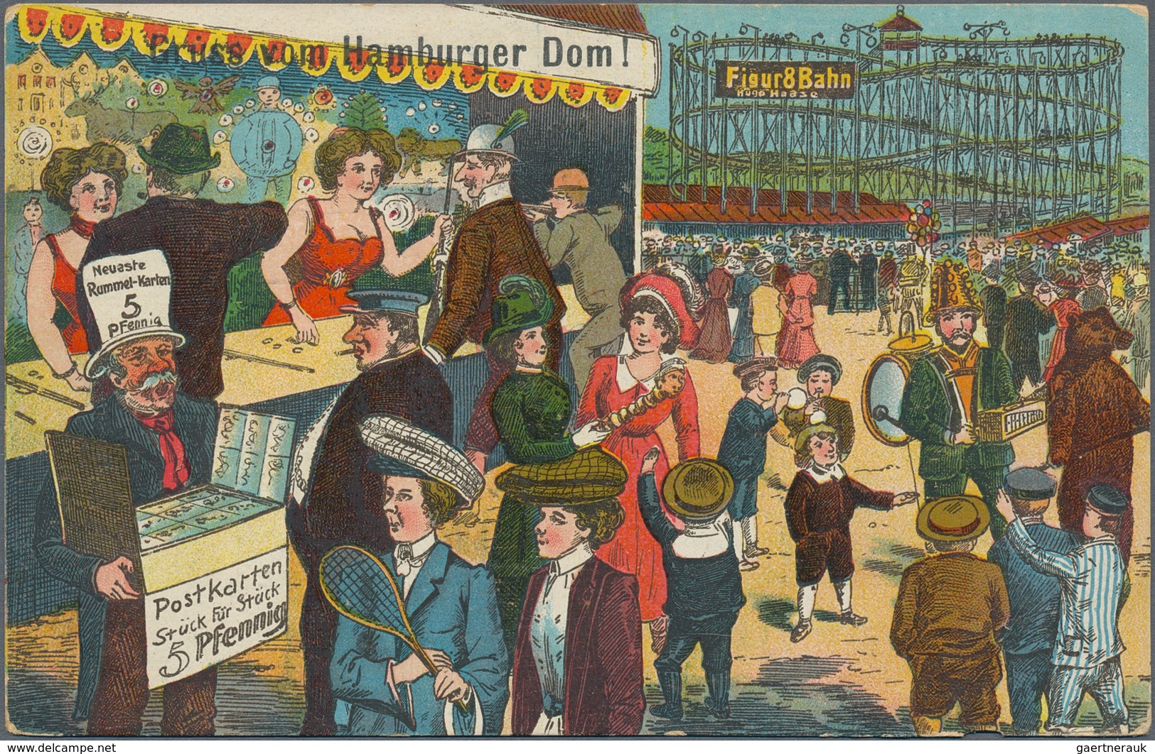 Ansichtskarten: Bunte Mischung Mit Geschätzt 2.000 Zumeist Gebrauchten Karten Ab 1900 Bis In Die 50e - 500 Postkaarten Min.