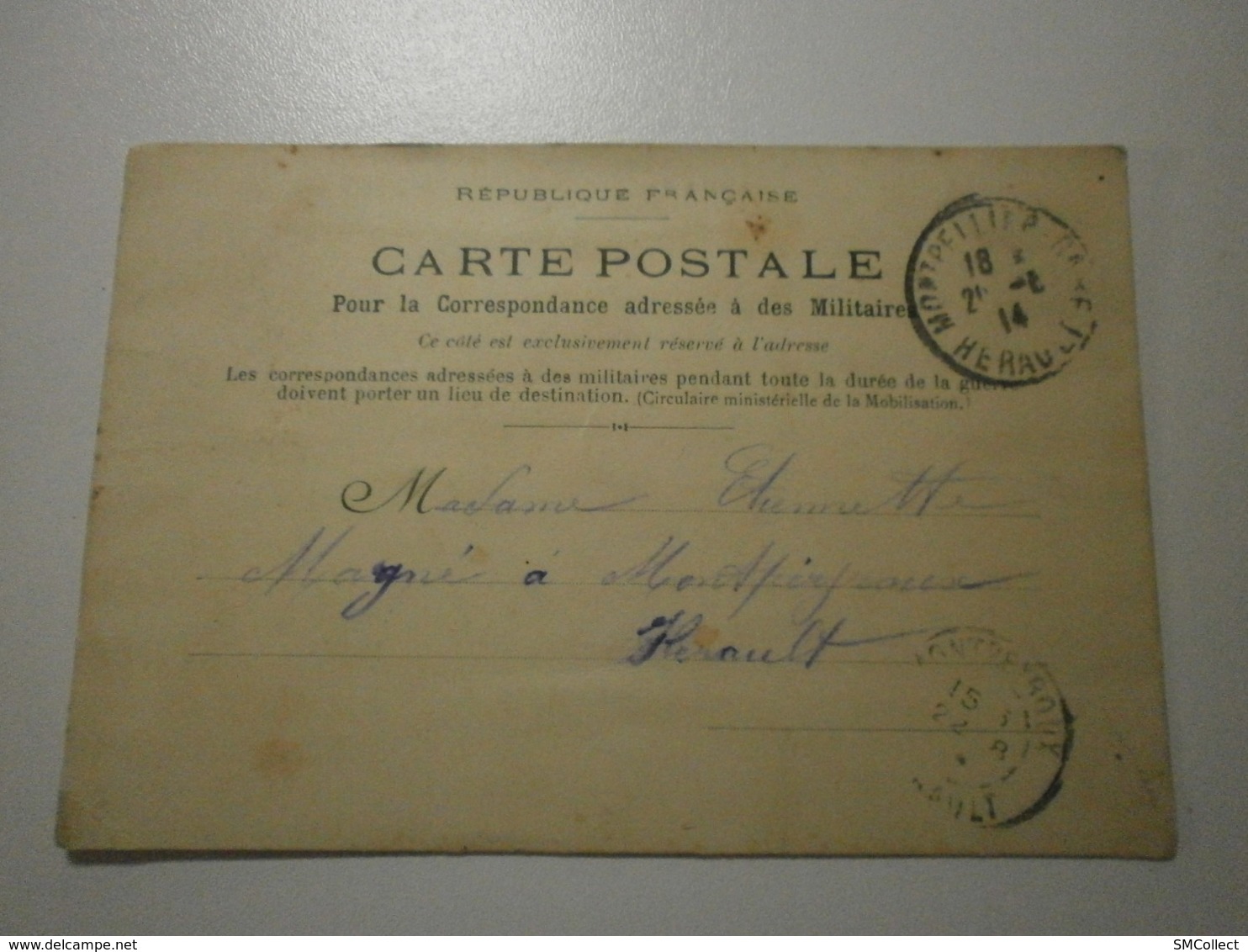 Correspondance Militaire (A6p47) - Guerre 1914-18