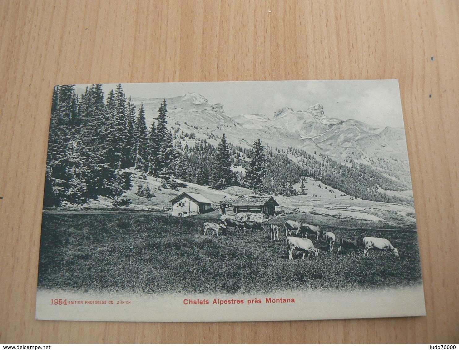 CP 77 / SUISSE /  CHALETS ALPESTRES PRES MONTANA / CARTE NEUVE - Mon