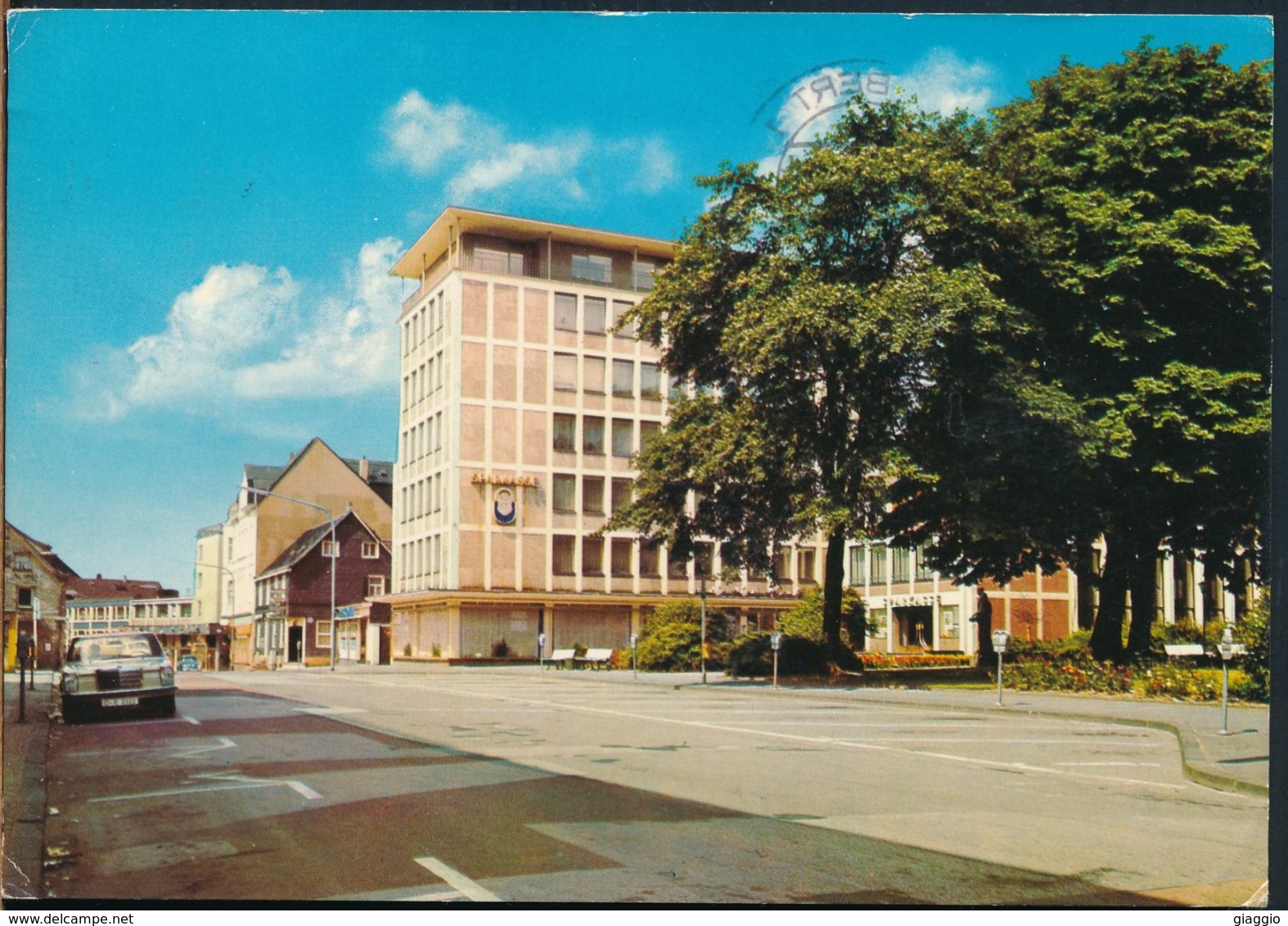 °°° 14557 - GERMANY - VELBERT - SPARKASSE - 1973 With Stamps °°° - Velbert