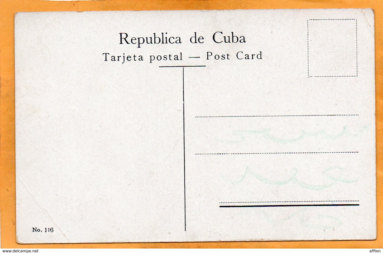 Havana Cuba 1908 Postcard - Cuba