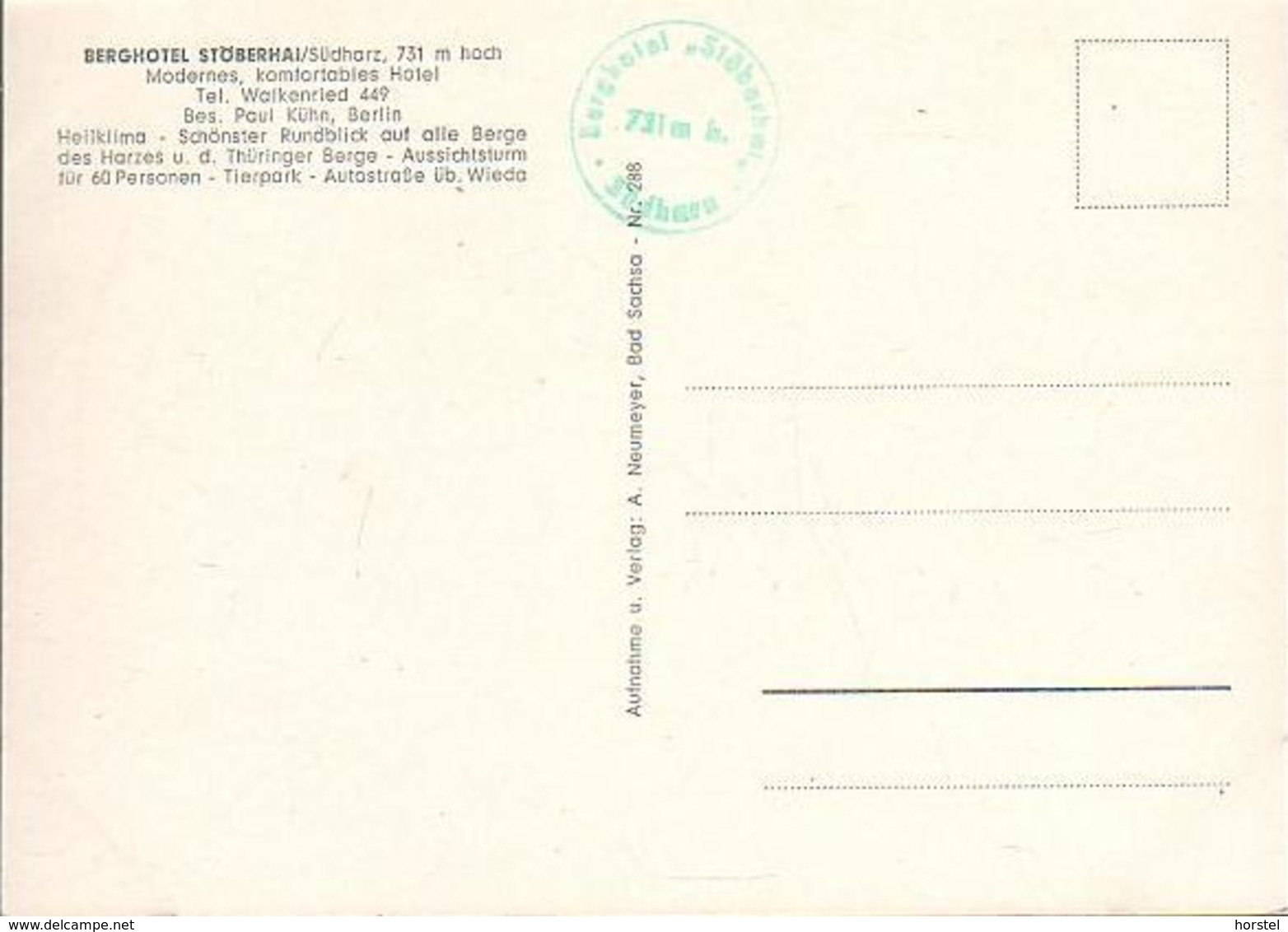 D-37445 Walkenried - Rund Um Den Stöberhai Südharz - Ansichten - Hochsitz - Osterode