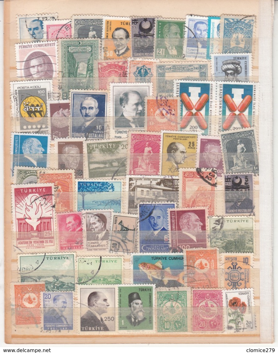 TURQUIE    11    scan de timbres   port gratuit