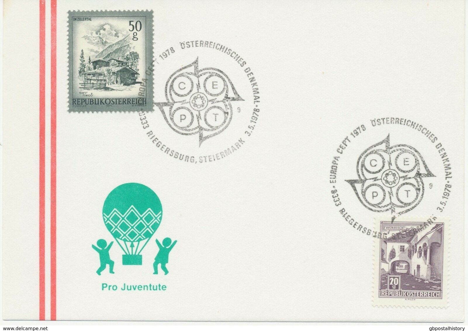 ÖSTERREICH SONDERSTEMPEL 1975/8, 9 Versch. SST EUROPA/CEPT: Pro Juventute - Frankeermachines (EMA)