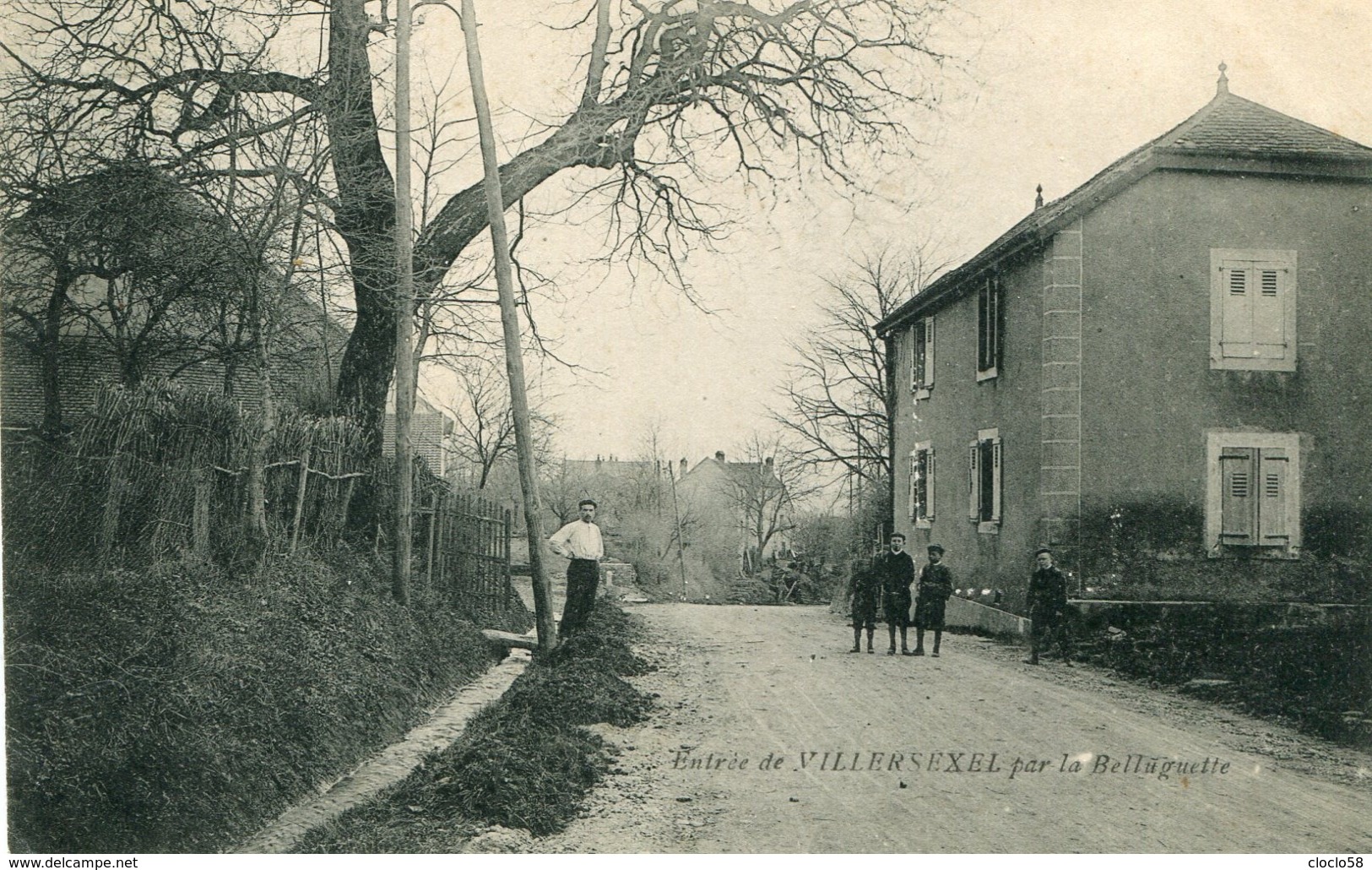 ENTREE   DE  PAR LA BELLAGUETTE GROUPE D ENFANTS VILLERSEXEL - Altri & Non Classificati