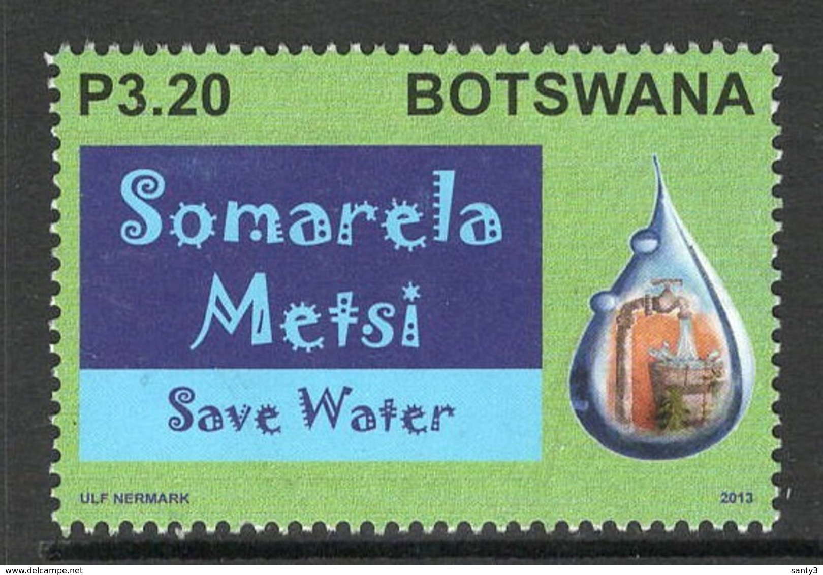 Botswana, Yv 1095 Jaar 2013, Gestempeld - Botswana (1966-...)