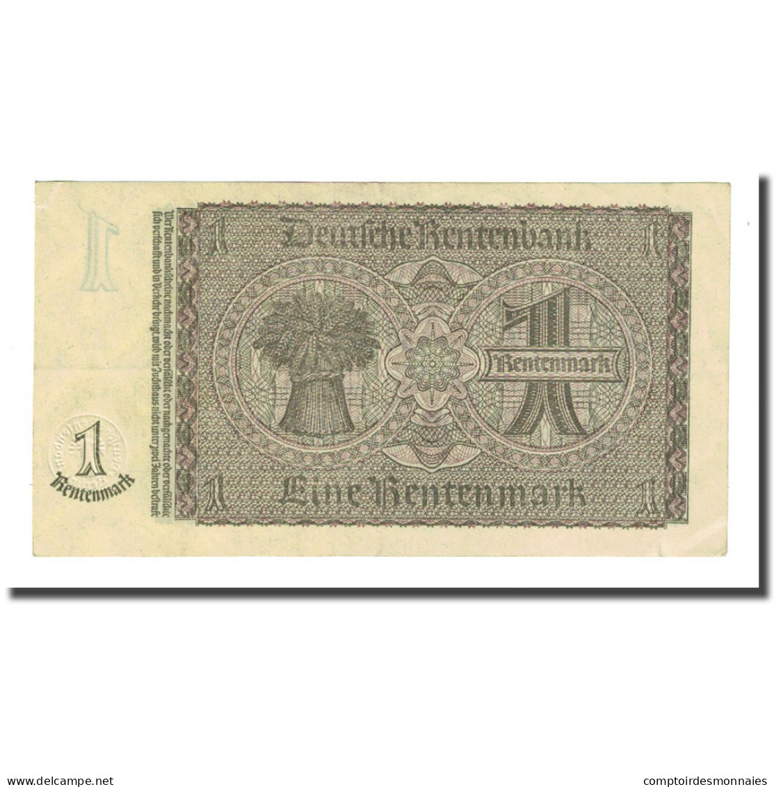 Billet, Allemagne, 1 Rentenmark, 1937-01-30, KM:173b, TB - 1 Rentenmark