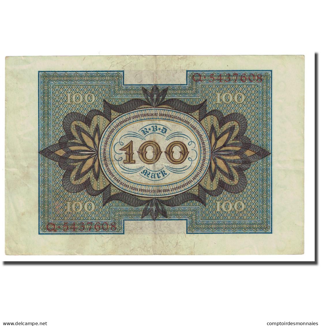 Billet, Allemagne, 100 Mark, 1920-11-01, KM:69a, TTB - 100 Mark