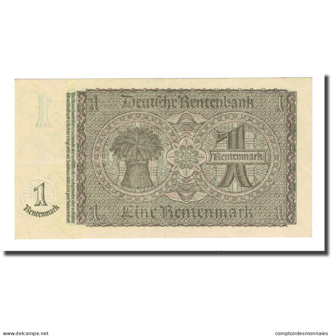 Billet, Allemagne, 1 Rentenmark, 1937-01-30, KM:173b, NEUF - 1 Rentenmark