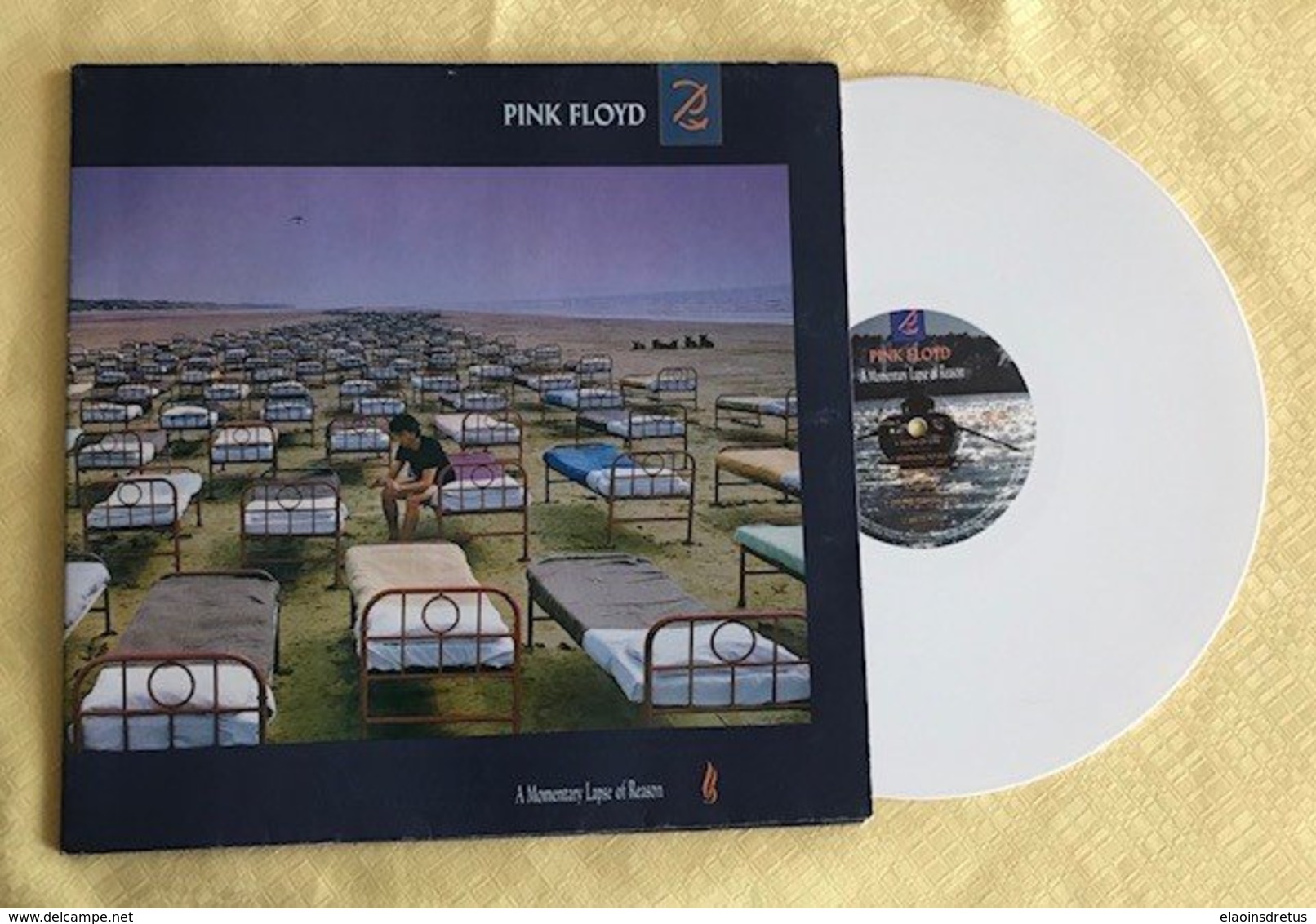 Disque Vinyle Lp (33 Tours) Pink Floyd Blanc (white) "A Momentary Lapse Of Reason" 1987. - Autres & Non Classés