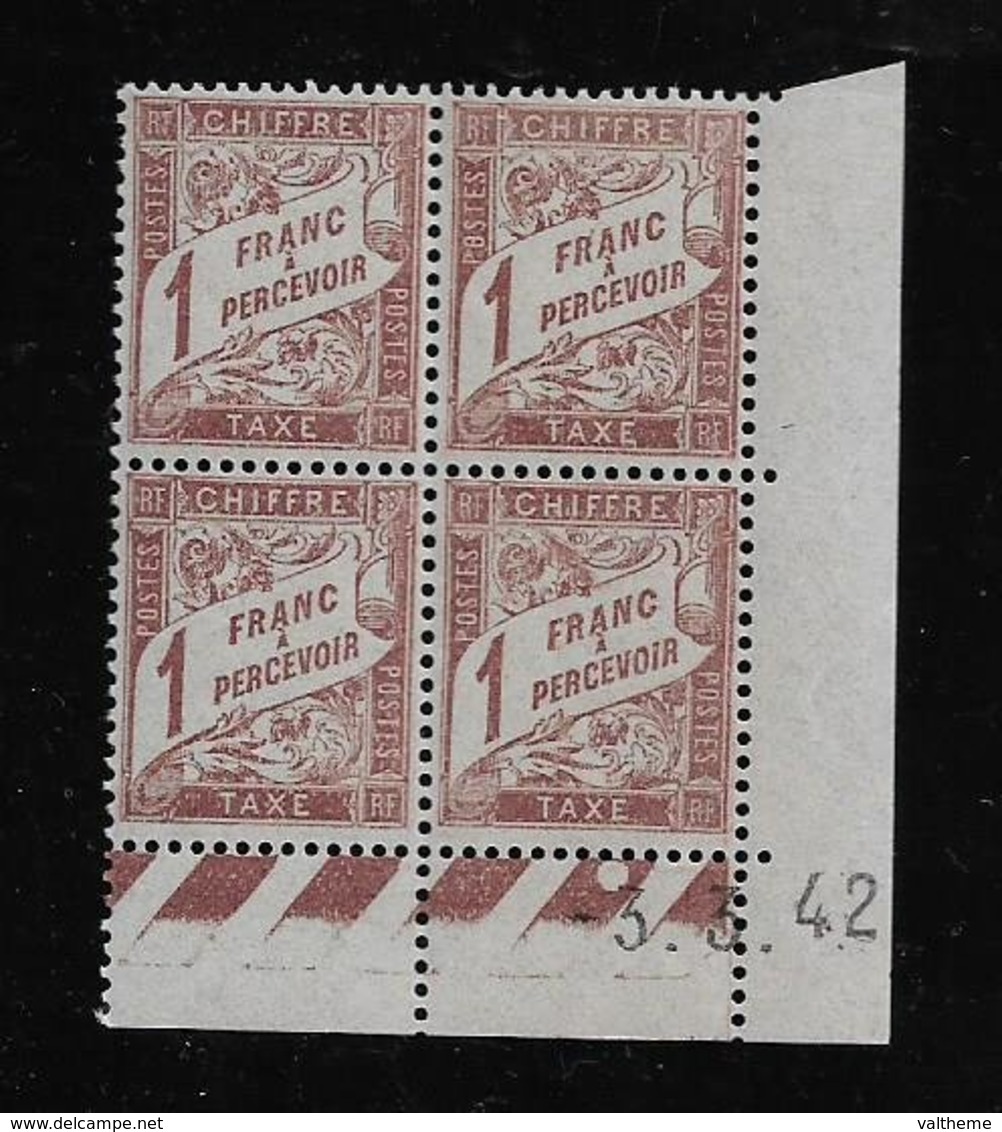 FRANCE  ( FCDT - 28 )   1893  N° YVERT ET TELLIER  N° 40A   N** - Postage Due