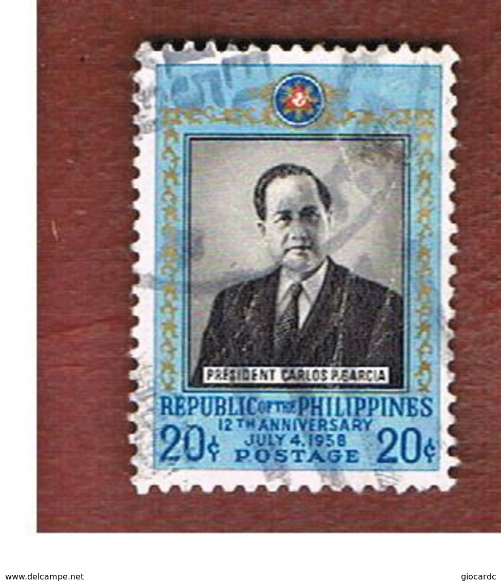 FILIPPINE (PHILIPPINES) - SG 806 -  1958  PRESIDENT GARCIA   - USED ° - Filippine