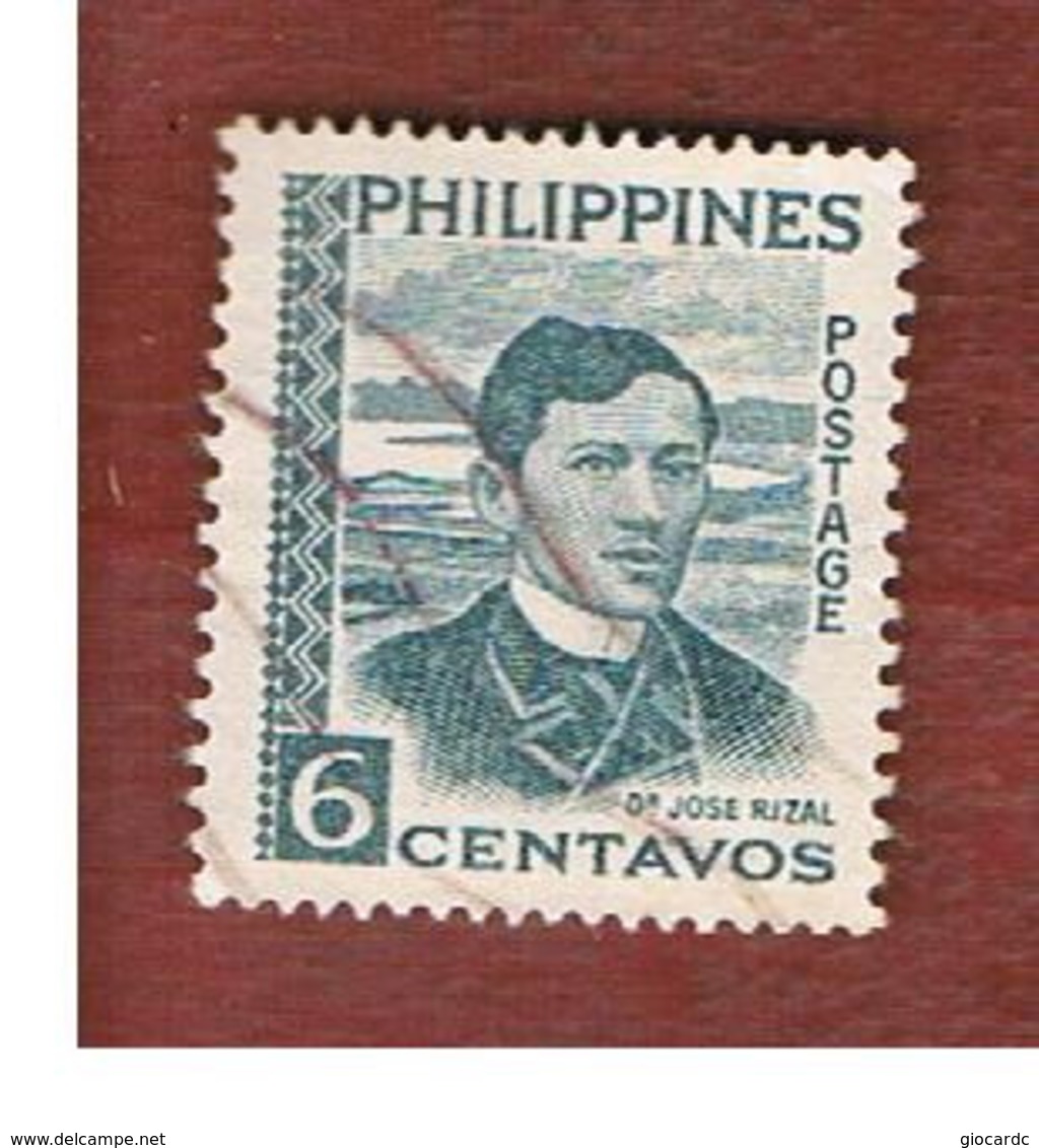 FILIPPINE (PHILIPPINES) - SG 842 -  1959  J. RIZAL   - USED ° - Filippine