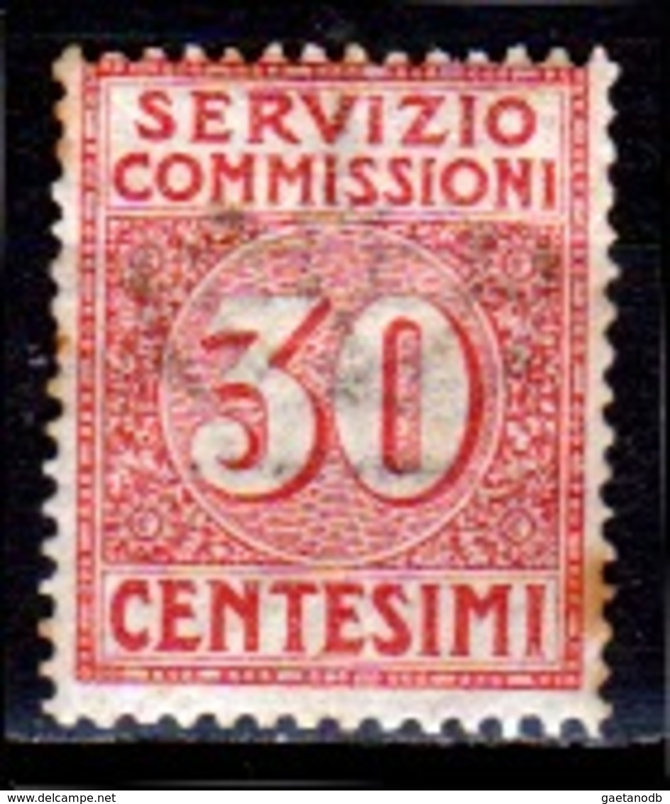 Italia-A-0640: SERVIZIO COMMISSIONI 1913 (++) MNH - Colla Bruna, Piccole Ossidazioni - Senza Difetti Occulti. - Mandatsgebühr