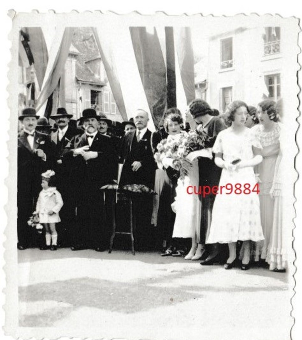 PRESIDENT  LEBRUN  :  ( 12 )  MUR  DE  BARREZ  Et  INAUGURATION  à  ( 15 )  BREZON  En  1933  .  . - Célébrités