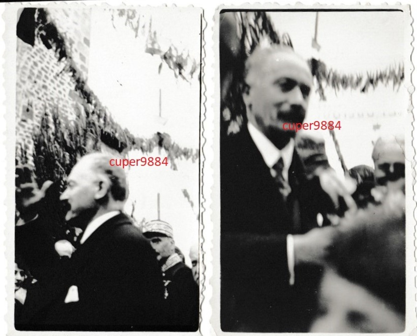 PRESIDENT  LEBRUN  :  ( 12 )  MUR  DE  BARREZ  Et  INAUGURATION  à  ( 15 )  BREZON  En  1933  .  . - Célébrités