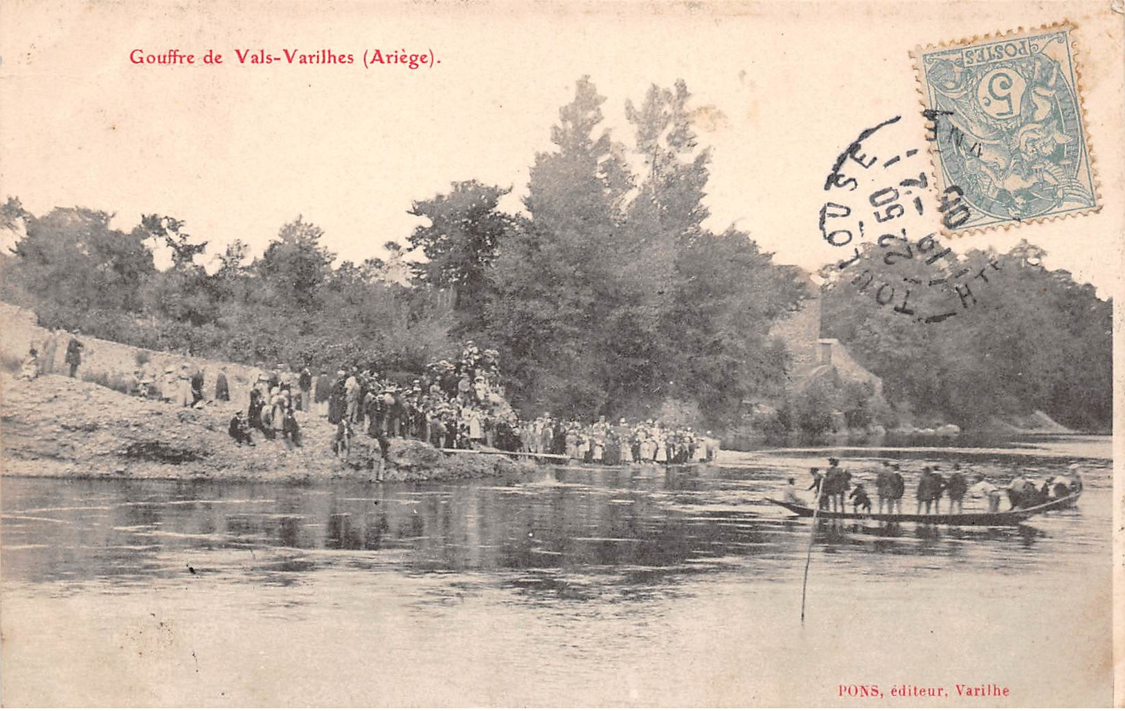 Carte Postale Ancienne - Gouffre De Vals-Varilhes (Ariège) - Varilhes