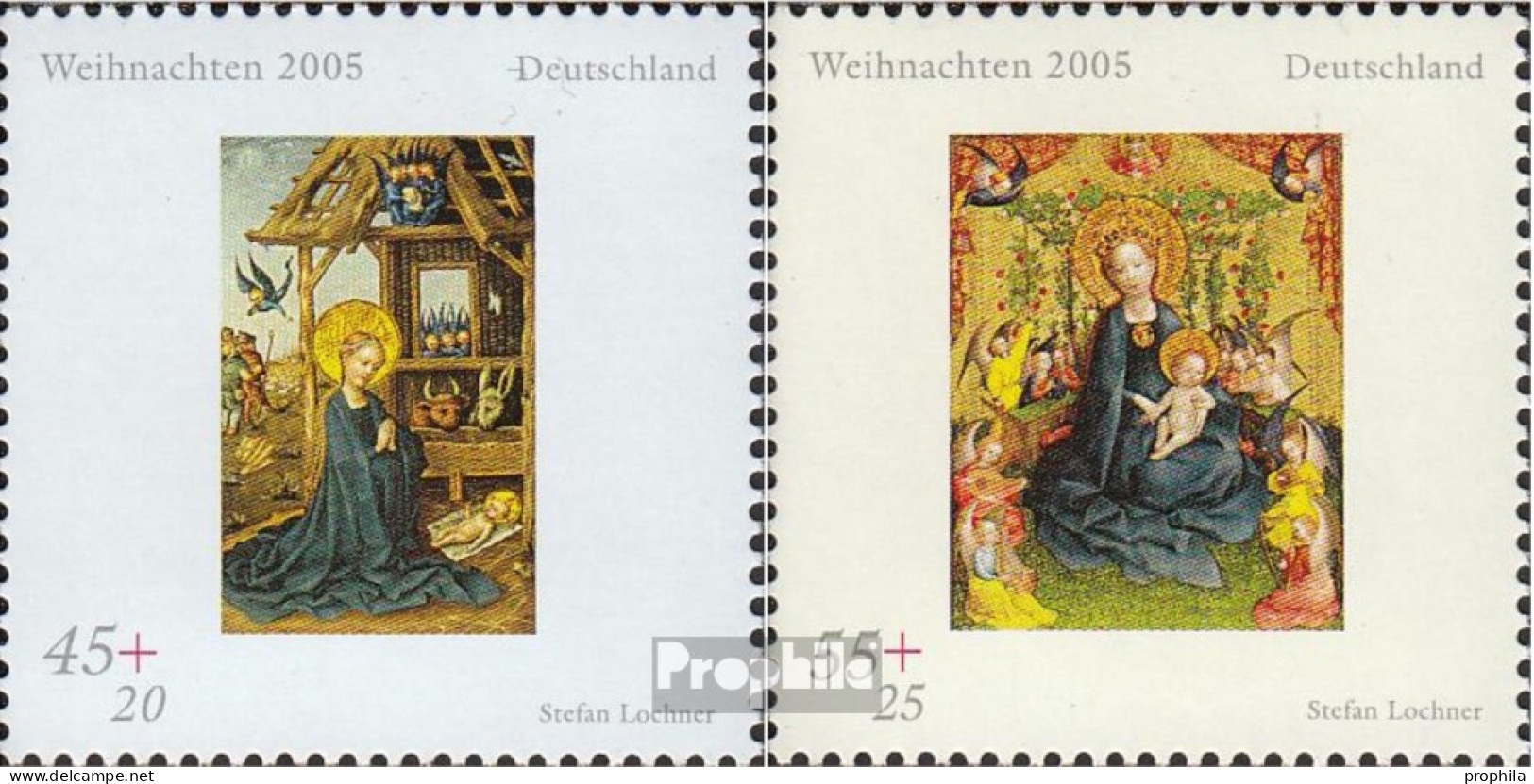 BRD (BR.Deutschland) 2492-2493 (kompl.Ausg.) Postfrisch 2005 Weihnachten - Ungebraucht