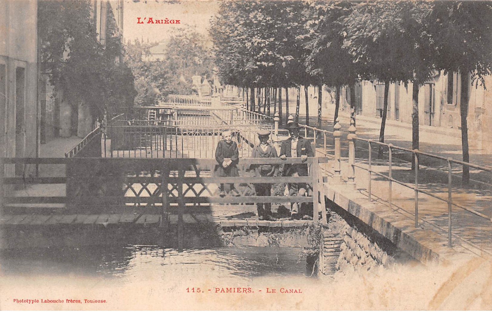 Carte Postale Ancienne - Pamiers, Le Canal - Pamiers