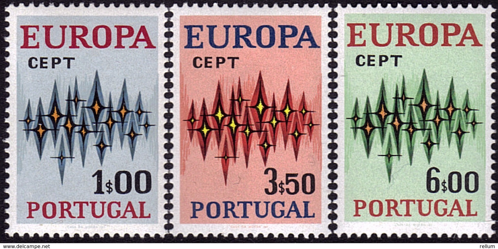 Portugal - Europa CEPT 1972 - Yvert Nr. 1150/1152 - Michel Nr. 1166/1168 ** - 1972