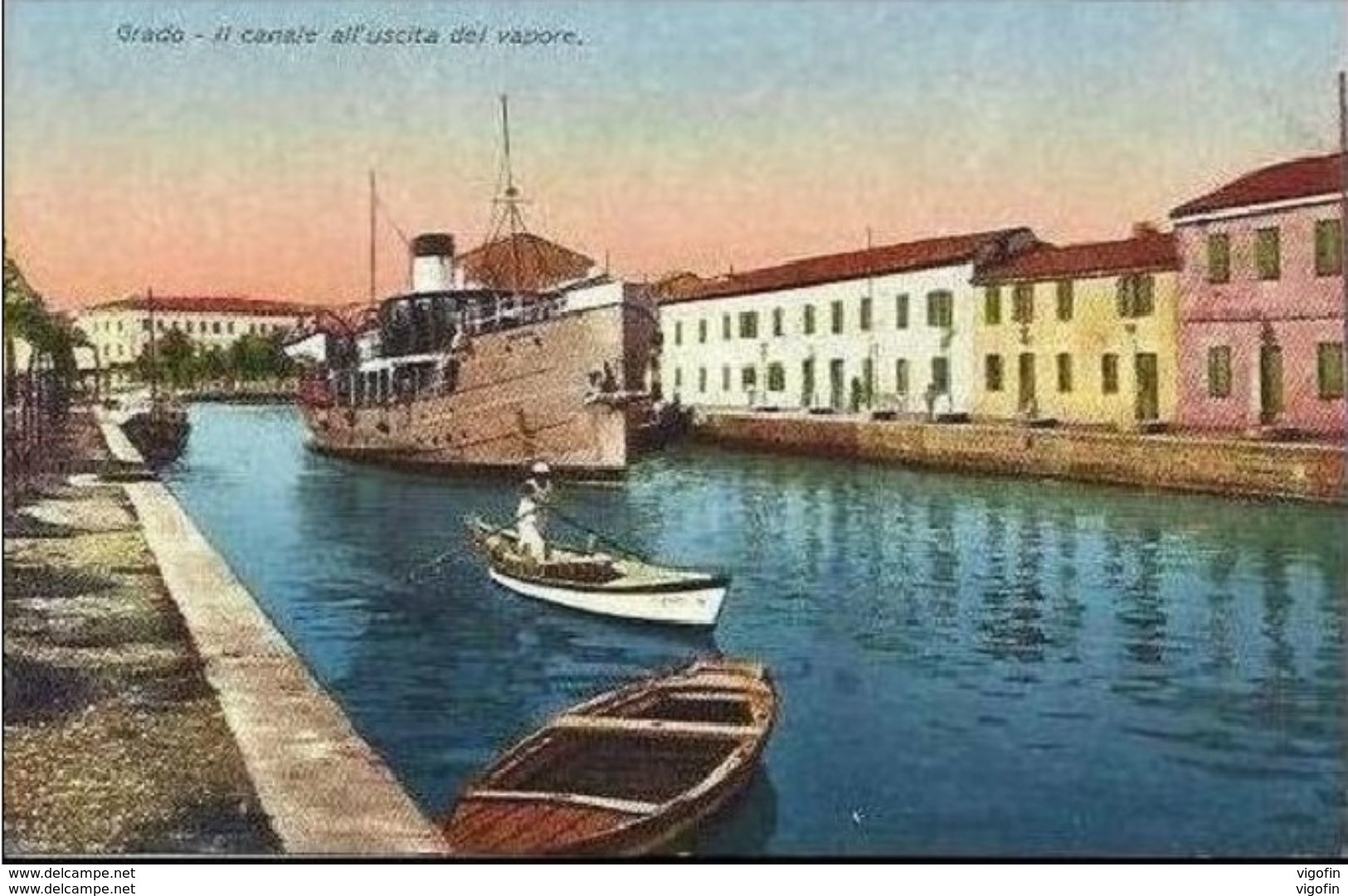 GRADO FRIULI-VENEZIA GIULIA, Il Canale All Uscita Del Vapore, PC, Uncirculated - Autres & Non Classés