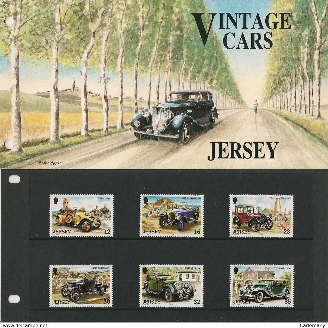 JERSEY SET 1989 Cards Automobils Vintage 8v Complete - Jersey