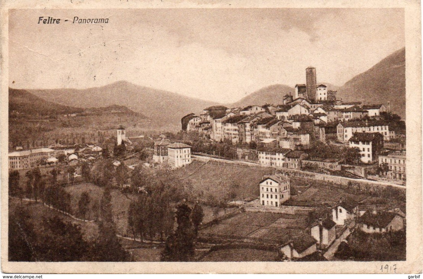 Belluno - Feltre - Panorama - Fp 1917 - Belluno