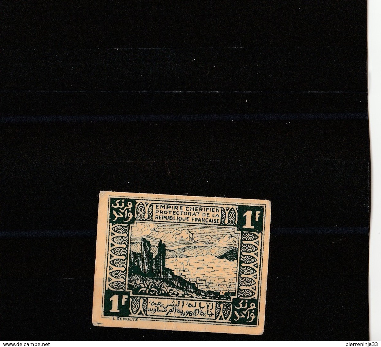 Billet 1 Franc France / Postes Locales Maroc/ Empire Chérifien - Autres & Non Classés