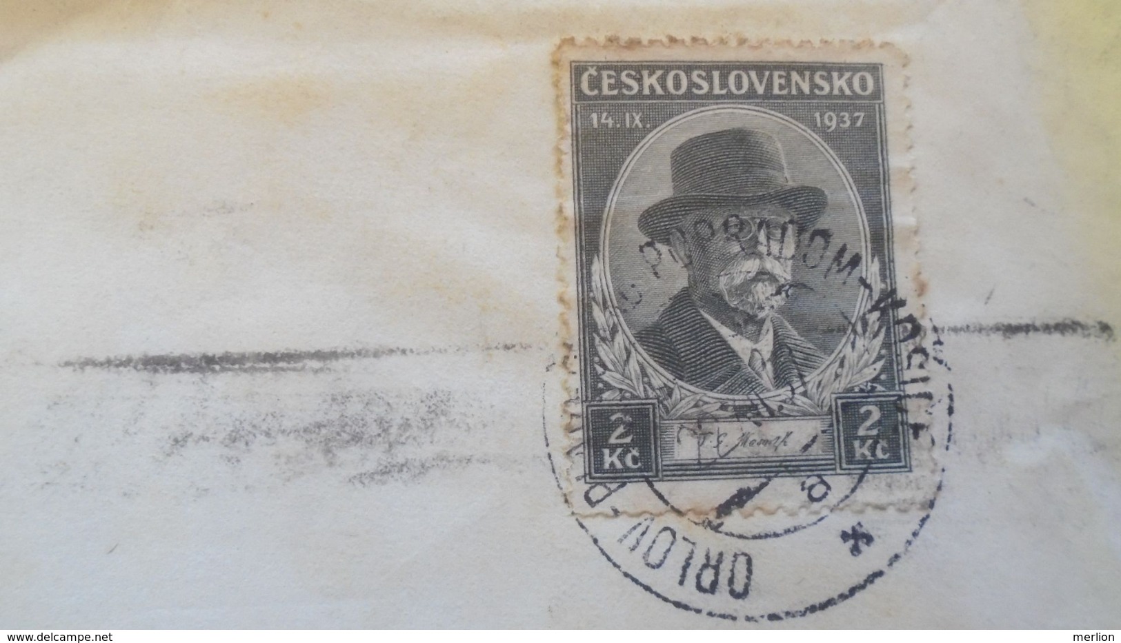 D168178  Czechoslovakia  Cover  TPO -Railway Post -BAHNPOST - Orlov-Plaveč Nad Popradom-Kosice  Ca 1937 - Briefe U. Dokumente