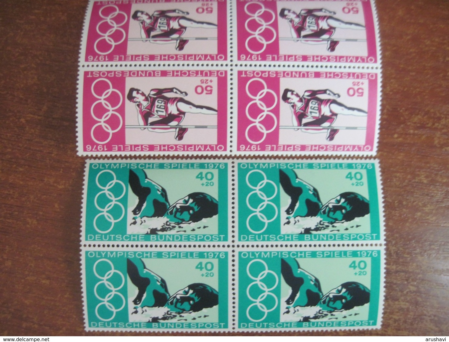 Germany 1976 Summer Olympica In Montreal  Blocks 4 MNH - Unused Stamps