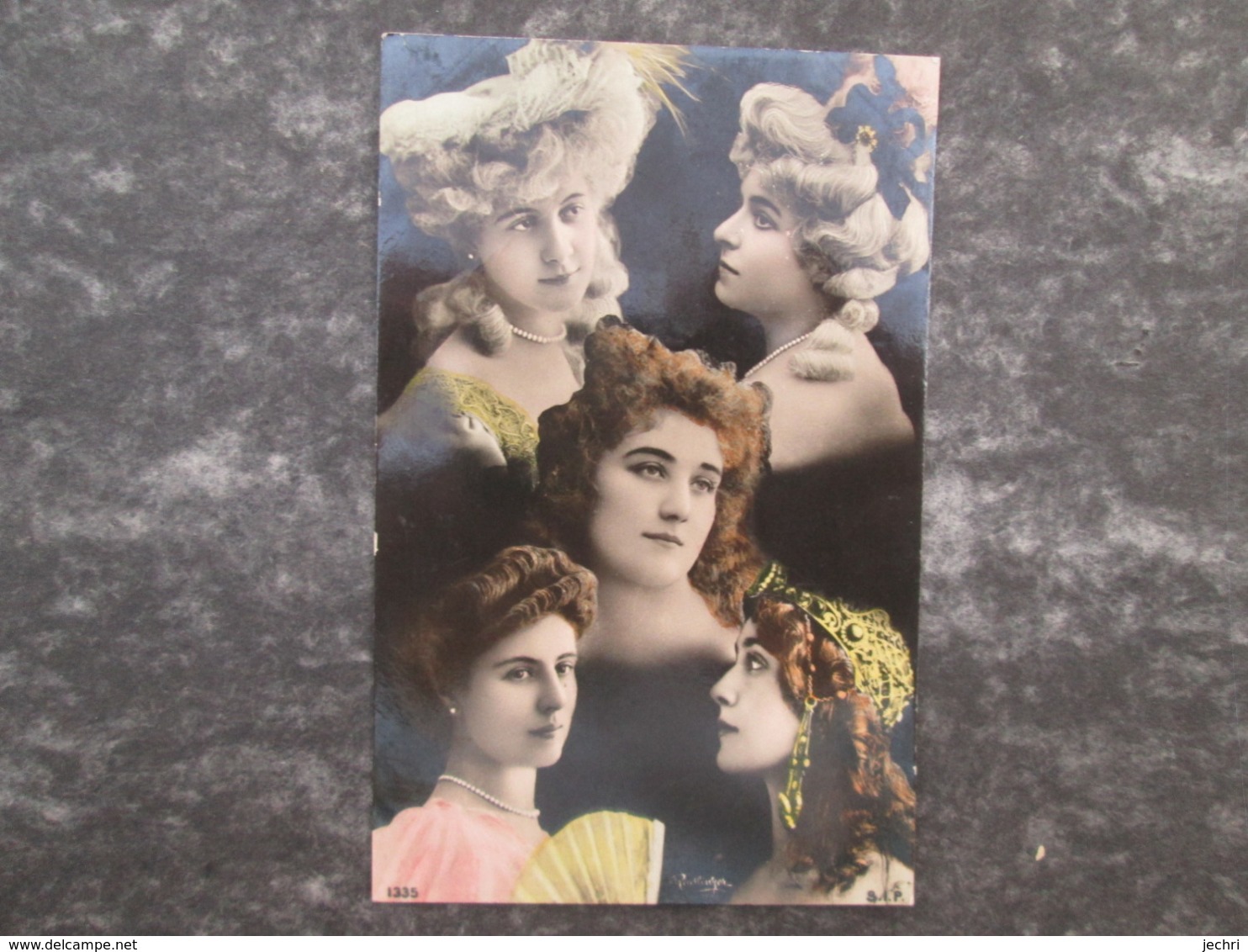 Carte Avec 5 Dames Elegantes Reutlinger - Femmes