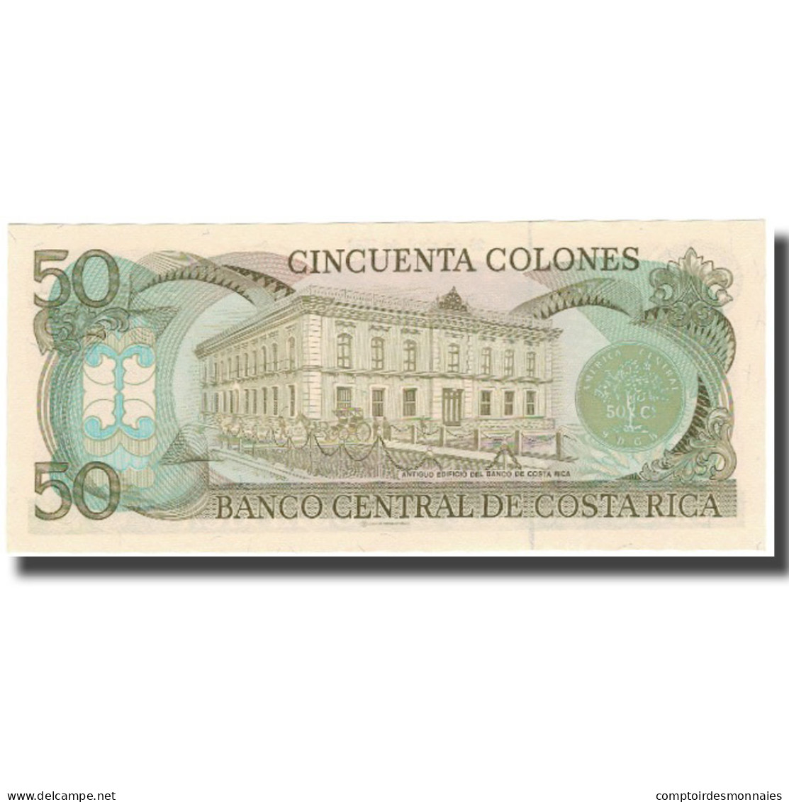 Billet, Costa Rica, 50 Colones, 1988-04-26, KM:253, NEUF - Costa Rica