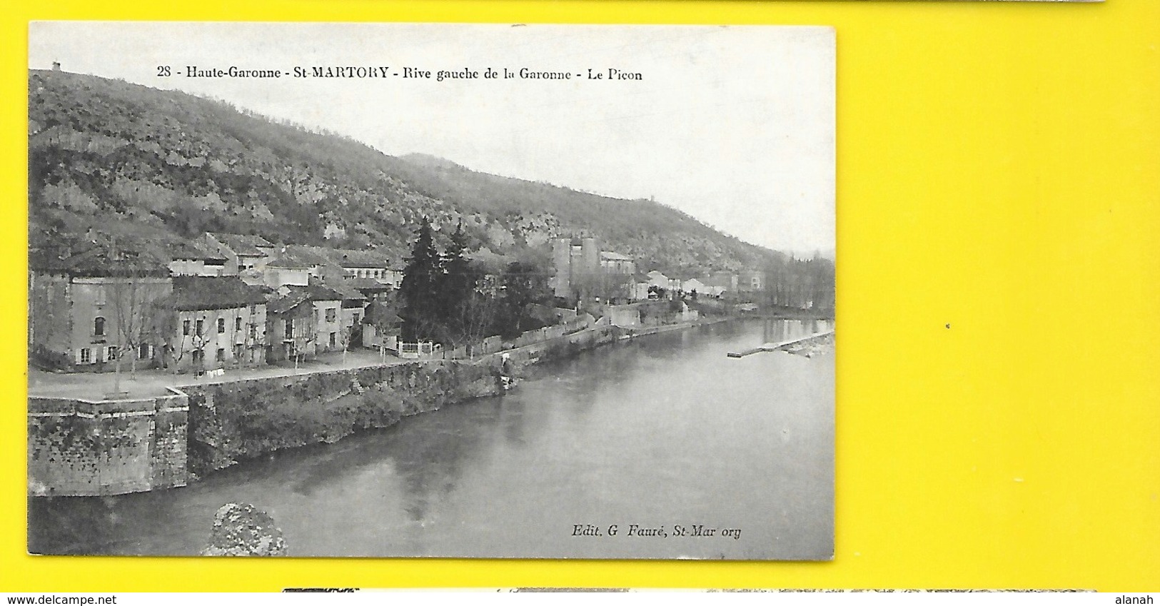 SAINT MARTORY Le Picon Rive Gauche De La Garonne (G Fauré) Haute Garonne (31) - Sonstige & Ohne Zuordnung