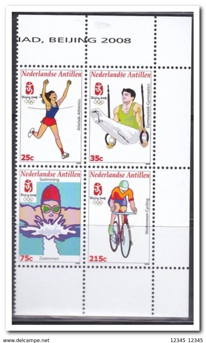 Antillen 2008, Postfris MNH, Olympic Games Beijing - Curazao, Antillas Holandesas, Aruba