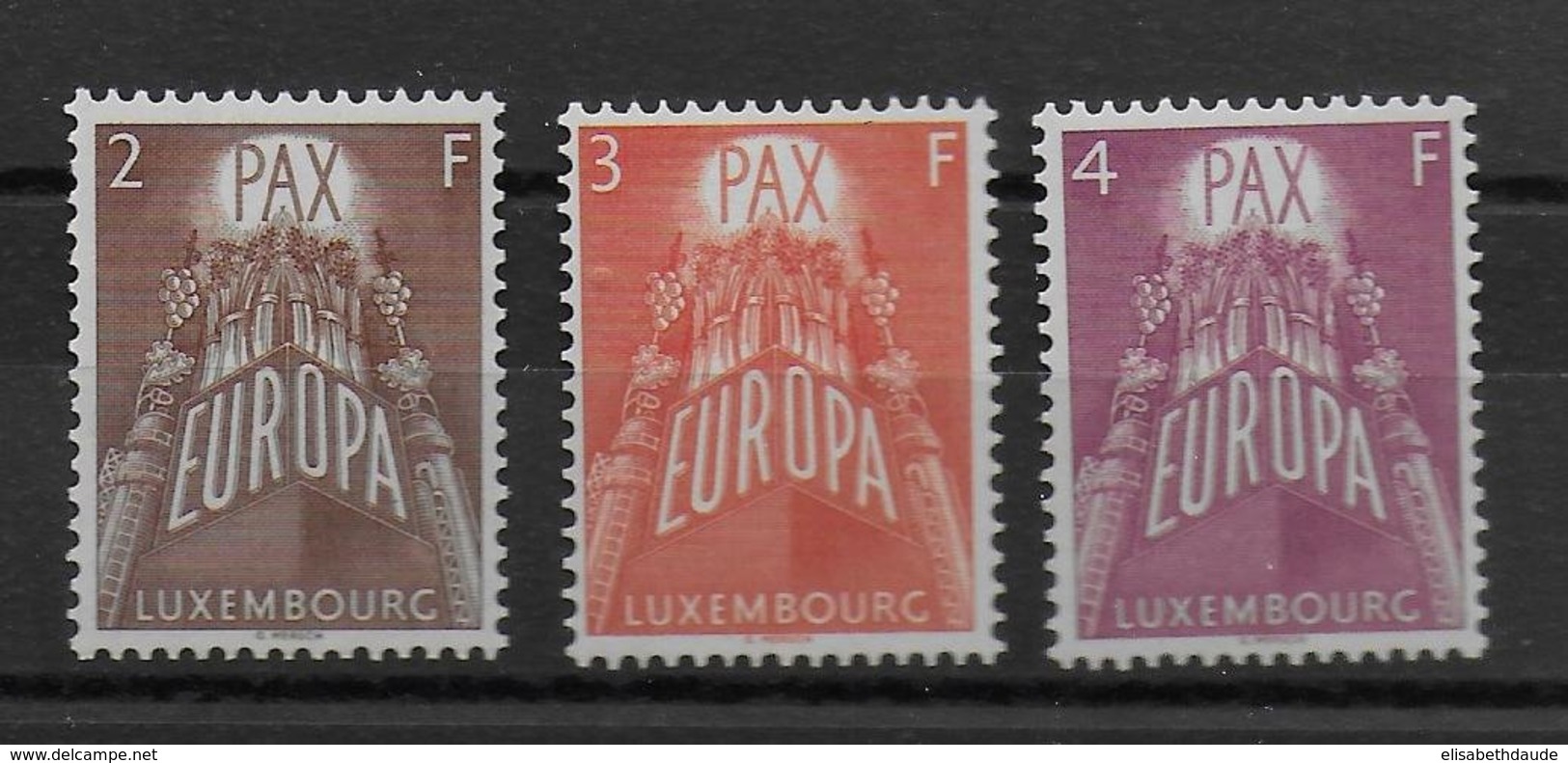 LUXEMBOURG - EUROPA 1957 - YVERT N° 531/533 ** MNH - COTE = 150 EUR. - Ungebraucht