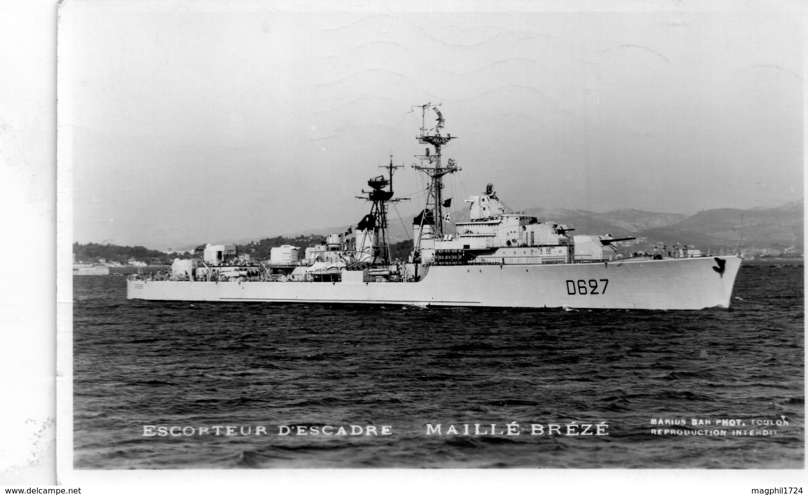 Cpsm-- Escorteur D'escadre  Maillè-brèzè. - Warships