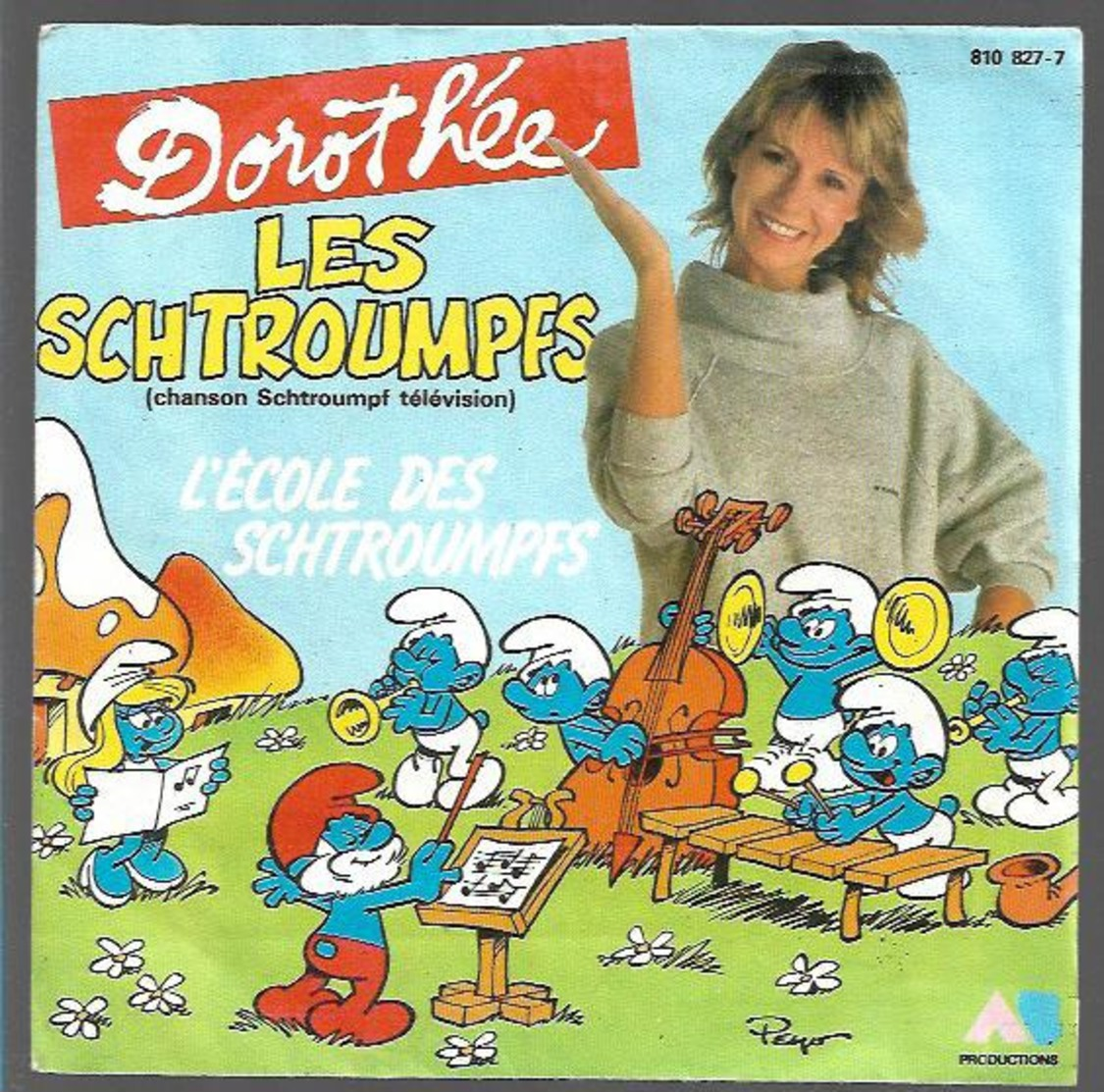 Dorothee - Les Schtroumpfs - 45 T - Enfants