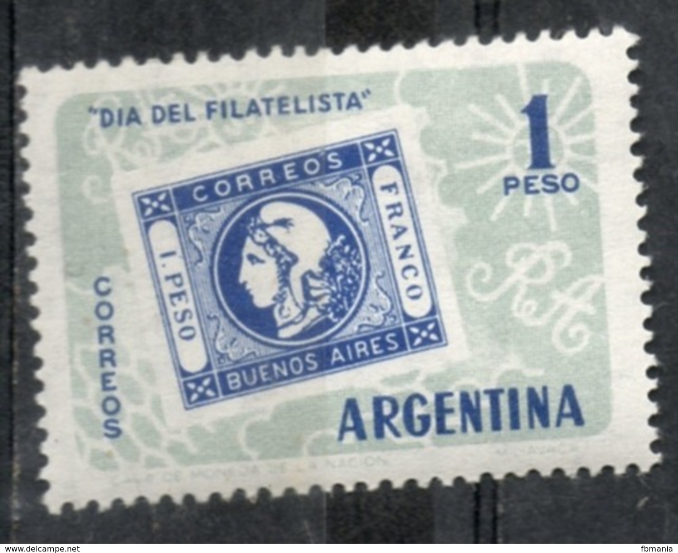 Argentina 1959 - Giornata Della Filatelia Day Of Philately MH * - Nuovi