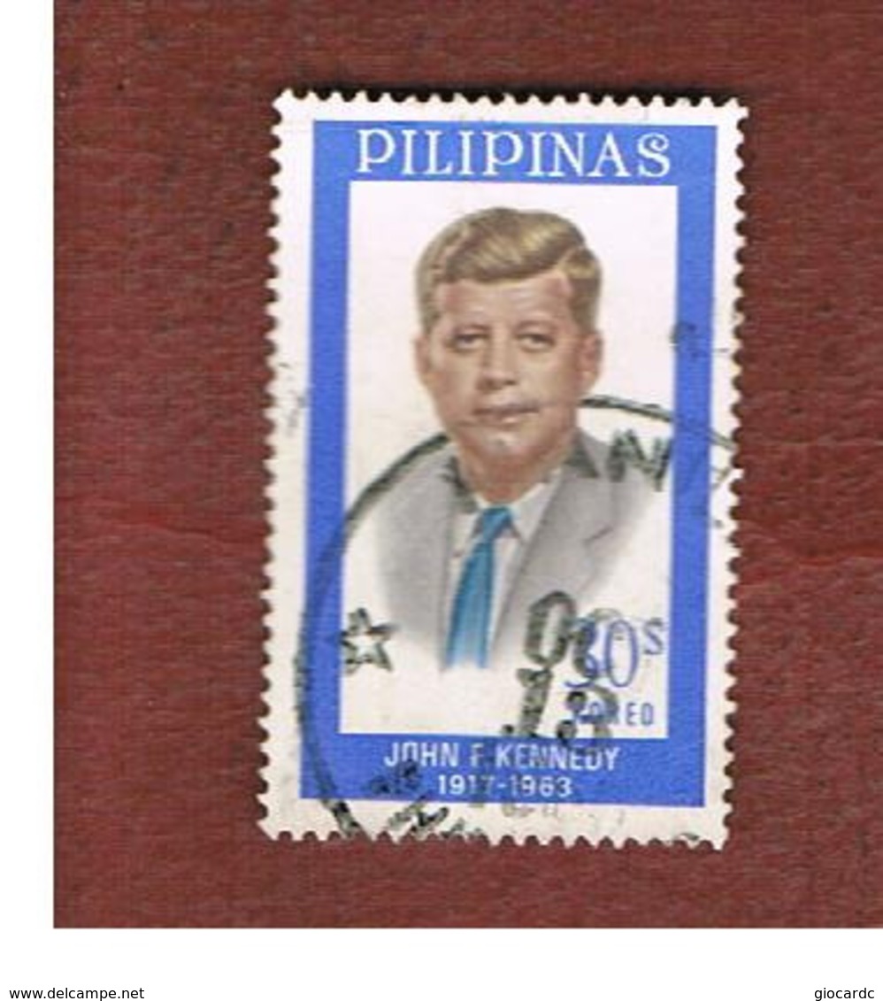 FILIPPINE (PHILIPPINES) - SG 991 -  1965 J.F.  KENNEDY COMMEMORATION  - USED ° - Filippine