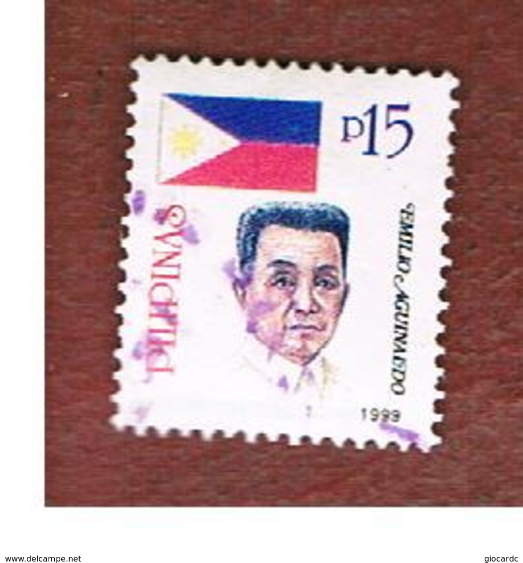 FILIPPINE (PHILIPPINES) - SG 3061  -  1999 REVOLUTION HEROES: E. AGUINALDO    (DATED 1999) - USED ° - Filippine