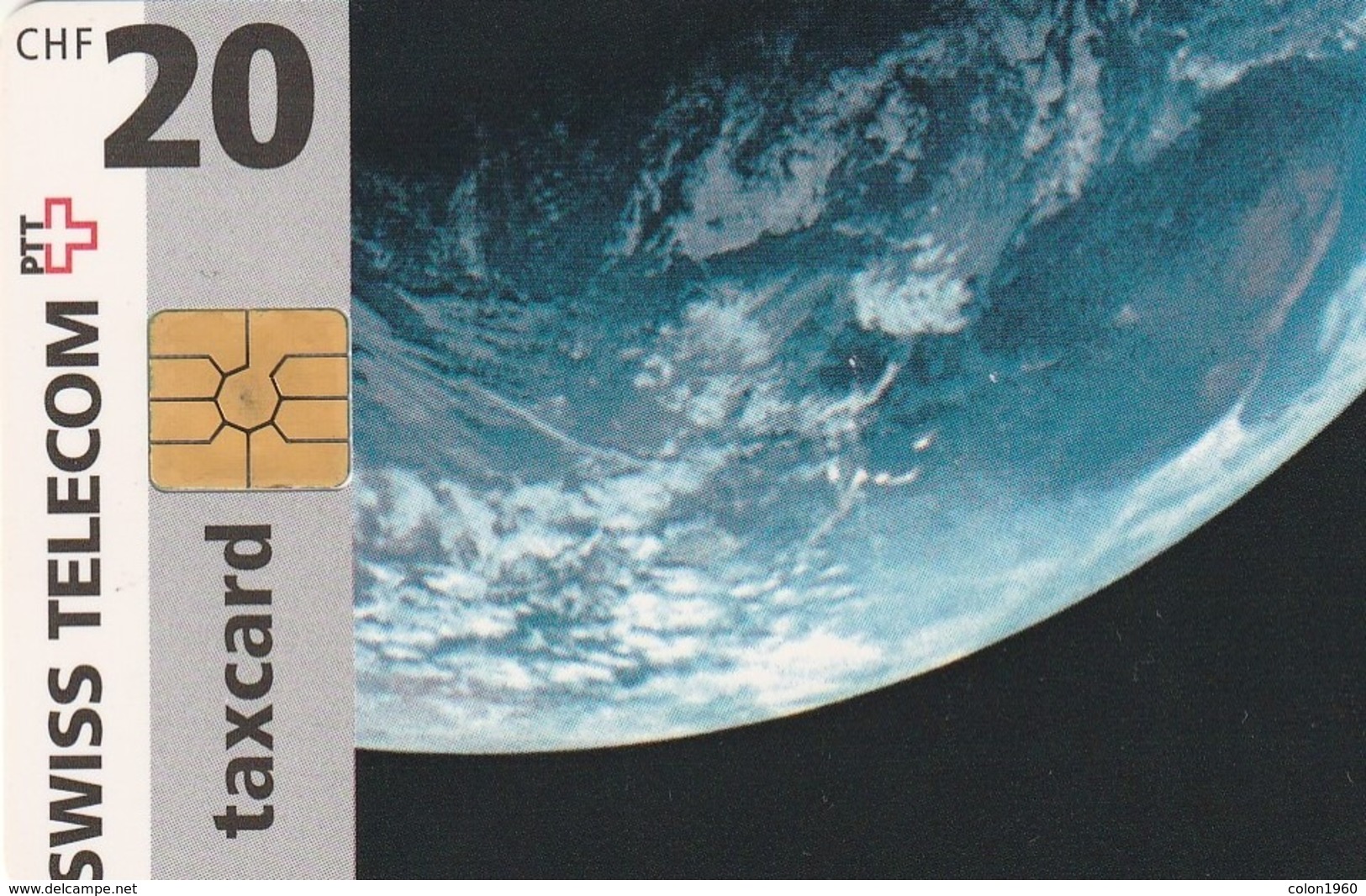 SUIZA. SUI-CP-12A. Guarantee To Connect Even The Remotest Corner (Earth) 1999-05. (275) - Espacio