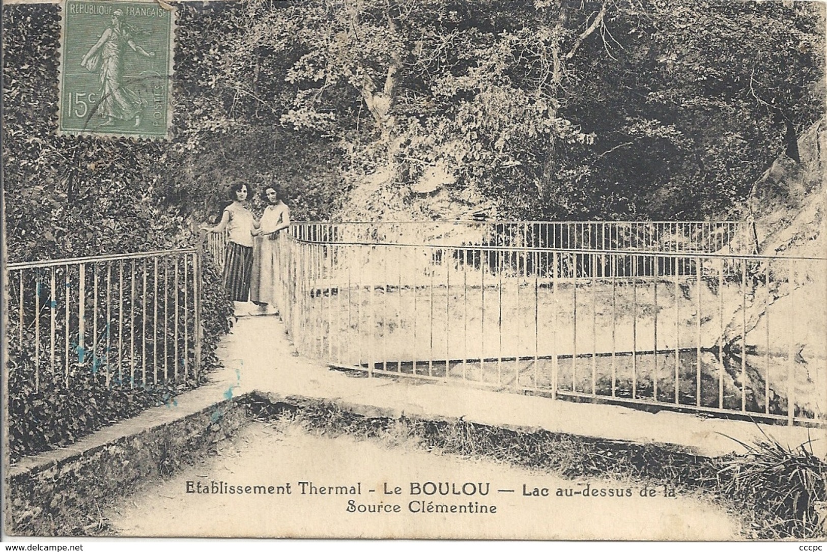 CPA Le Boulou Lac Au Dessus De La Source Clémentine - Etablissement Thermal - Autres & Non Classés