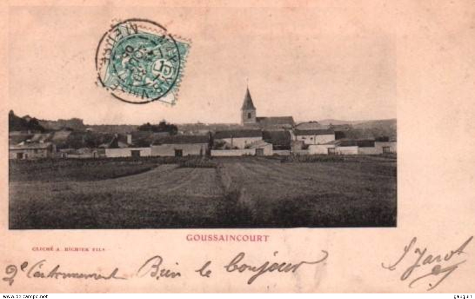 CPA - GOUSSAINCOURT - Vue Gale Du Village ... - Other & Unclassified