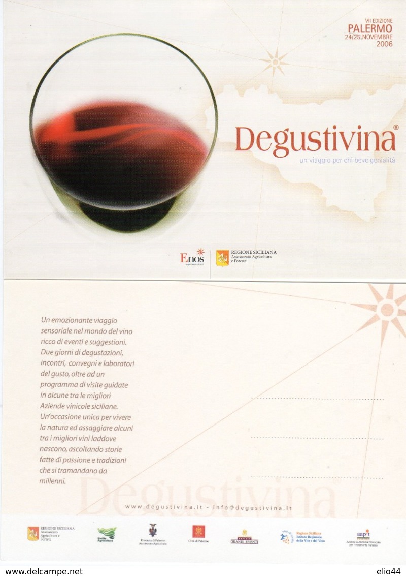 Palermo- DEGUSTIVINA 2006 - Un Viaggio Per Chi Beve Genialità - - Esposizioni