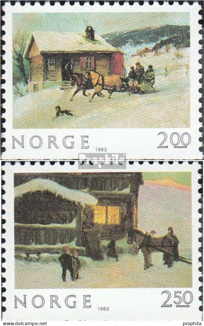 Norwegen 894Du-895Du (kompl.Ausg.) Postfrisch 1983 Weihnachten - Ungebraucht