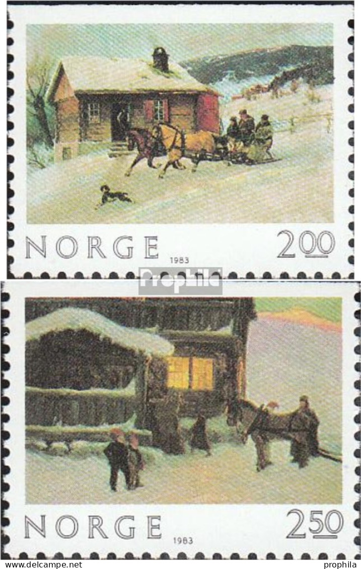 Norwegen 894Do-895Do (kompl.Ausg.) Postfrisch 1983 Weihnachten - Nuevos