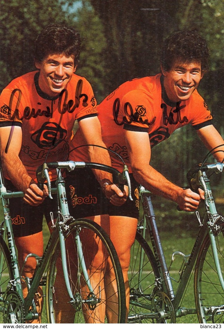 7010 CP Cyclisme Heinz Et Werner Betz Dédicacée - Cyclisme