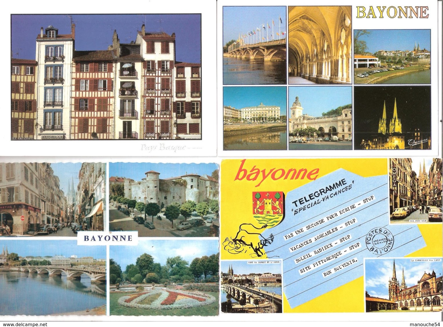 LOT DE 33 CPSM OU CPM DE BAYONNE - Bayonne